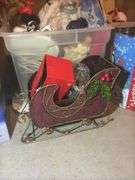 Assorted Holiday Decorations - Santa, Snowmen, Reindeer
