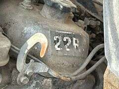 Toyota 22R Engine and Transmission