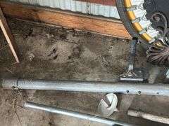Metal Roofing Sheets, Birdhouses, and Metal Tubing Assortment