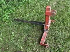 Worksaver Hay Bale Spear Attachment, 3pt