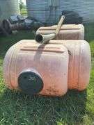 Pair of 200 Gallon poly tanks with Plumbing