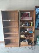 Pair of Wooden Bookcases or Shelving Units