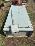 Large Metal Cabinet with Electrical Box with Disconnect