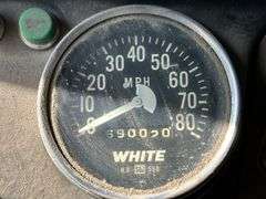 White Freightliner Cabover Tractor Truck