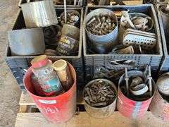 Assorted Bolts, Nuts, Jacks and Metal Parts