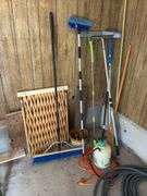Variety of Cleaning and Garden Tools