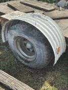 Flatbed Trailer with Components