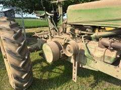 John Deere Unstyled A with Buzz Saw attachment, 1938