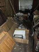 CONTENTS ONLY OF TRAILER-Assorted Household Items, Refrigerator, File Cabinets, and More