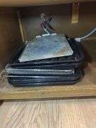 Assorted Baking Pans and Frying Basket
