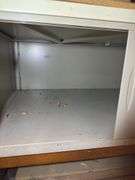 Rolling Cabinet with Sliding Doors