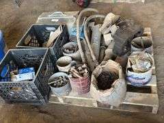 Assorted Metal Parts, Hardware, and Components