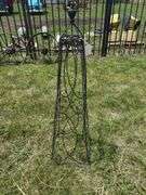 Wrought Iron Garden Obelisk