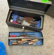Assorted Hand Tools & Metal Toolbox Lot