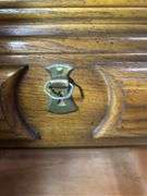 Wooden Nightstand with Two Drawers