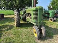 John Deere A with Power steering. 1951