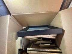 Two Boxes of Assorted Picture Frames