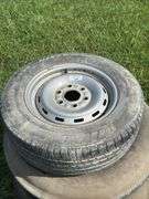 Assorted Tires and Steel Wheel