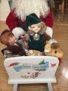 Decorative Santa Sleigh with Figurines