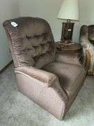 Brown Corduroy Recliner/Rocker