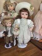 Collection of Porcelain Dolls