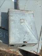 Large Metal Cabinet with Electrical Box with Disconnect