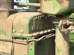 John Deere Unstyled A with Buzz Saw attachment, 1938