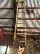 Two Yellow Step Ladders