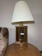 Unique Lamp with Glass Panels