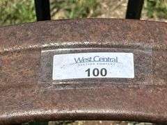 Set of Two Steel Farm Implement Wheels