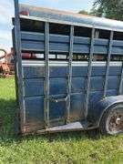 TravAlong Livestock Trailer, 1991 Gooseneck, 20ft x 82in