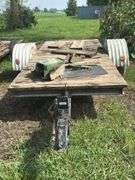 Flatbed Trailer with Components