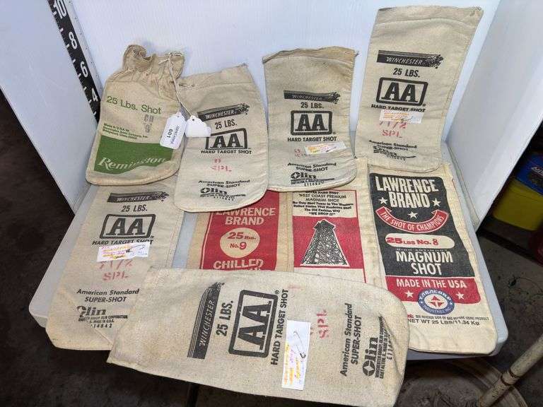 Assorted Shot Bags - Winchester, Remington, Lawrence Brand image