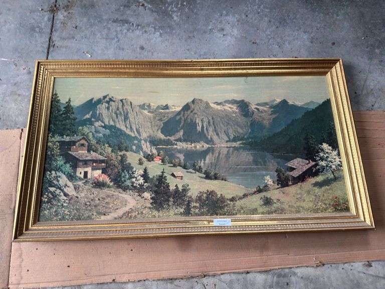 Amadeo Boroni "Spring Lake" Framed Print image