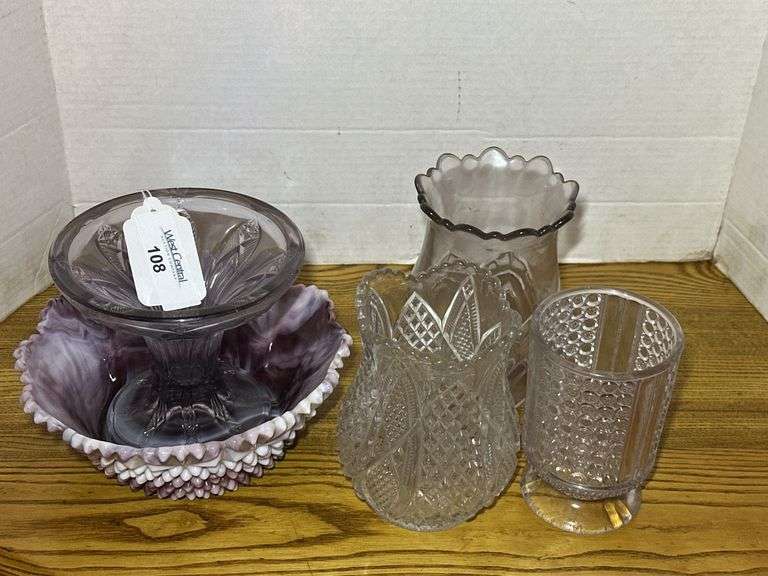 Assorted Glassware Bowls and Vases image
