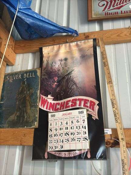 Winchester 1989 Ammunition Calendar and "Silver Bell" Book cover image