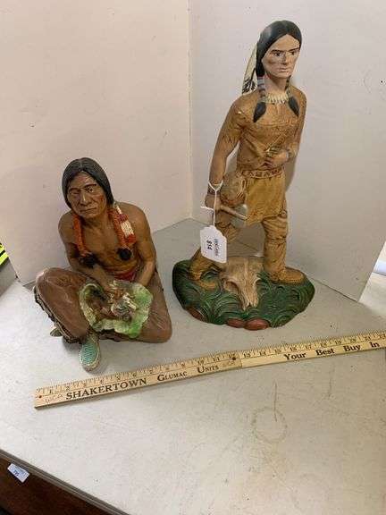 Universal Statuary Native American Figurines - 1985 image