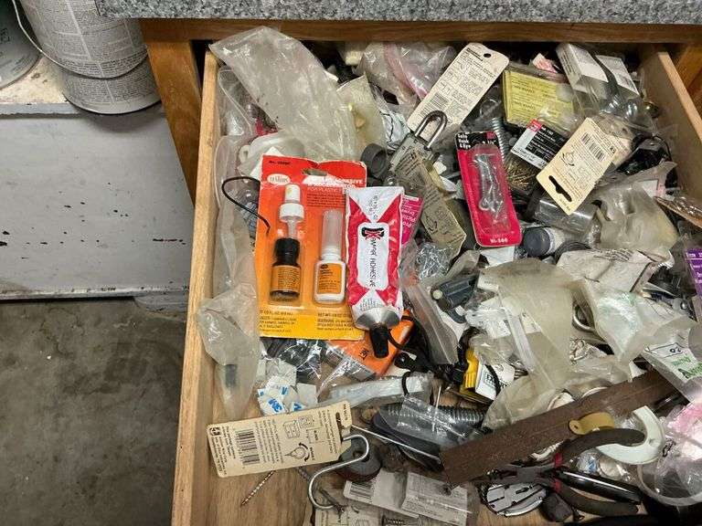 Collection of Household Hardware and Repair Items image