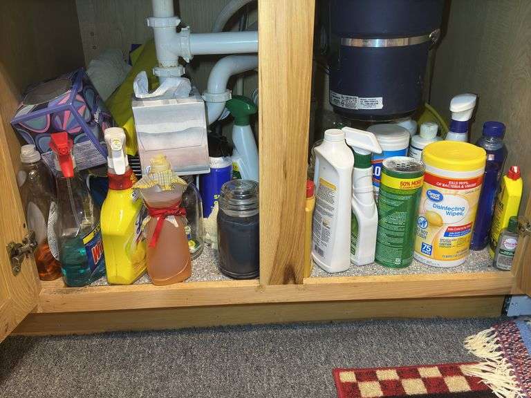 Assorted Household Cleaning Supplies image