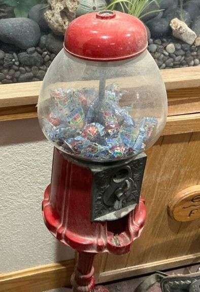 Red Gumball Machine image