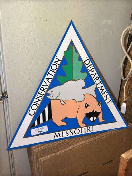 Missouri Conservation Department Sign image