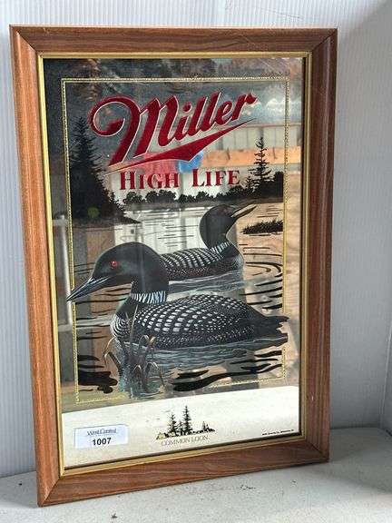 Miller High Life "Common Loon" Mirror image