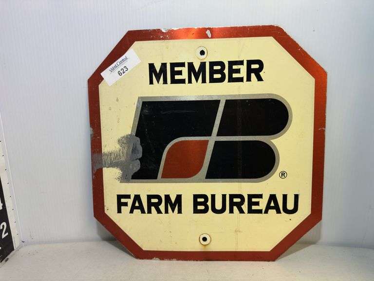 Farm Bureau Member Sign & Stop Sign(double sided) image