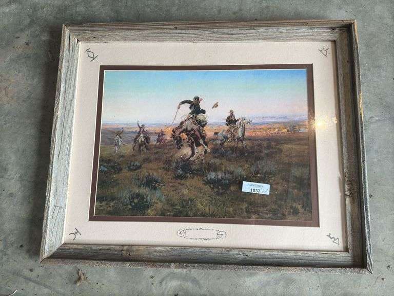 CM Russell Framed Print image