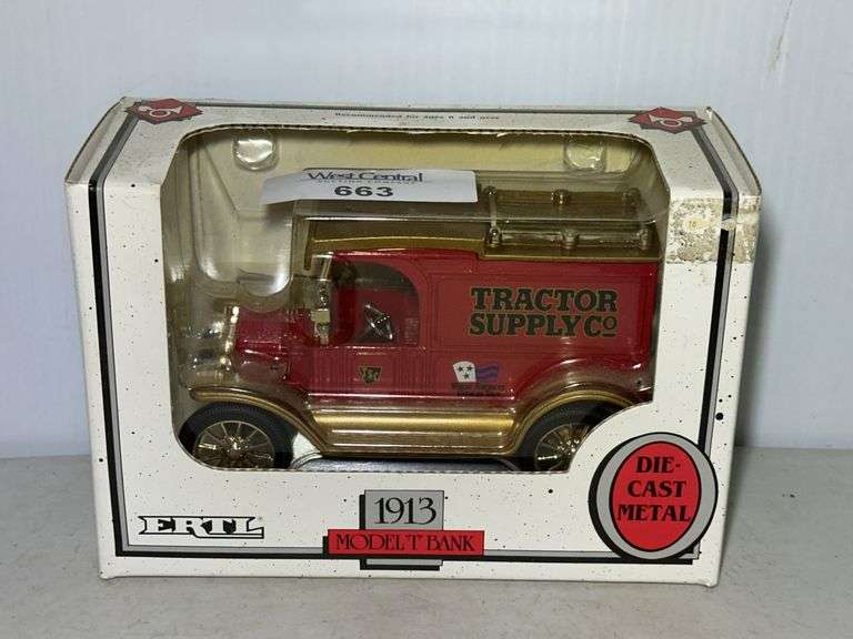 ERTL 1913 Model 'T' Tractor Supply Co Diecast Bank image