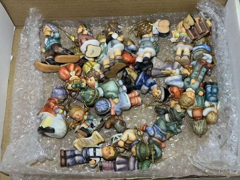 Box of Berta Hummel Goebel Figurine Christmas Ornaments image