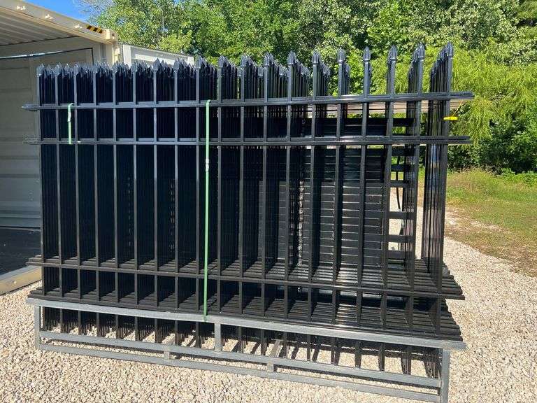 WROUGHT IRON SITE FENCE  220ft image