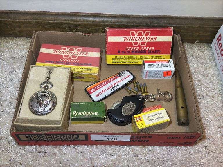 Winchester Ammunition, Remington Pocket Watch & More image
