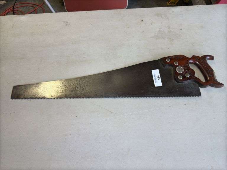 Winchester Hand Saw with Mahogany Handle image