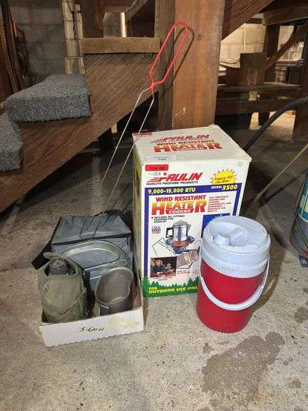 Paulin Heater Cooker, Cooler, Canteen, and Grill Fork Set image